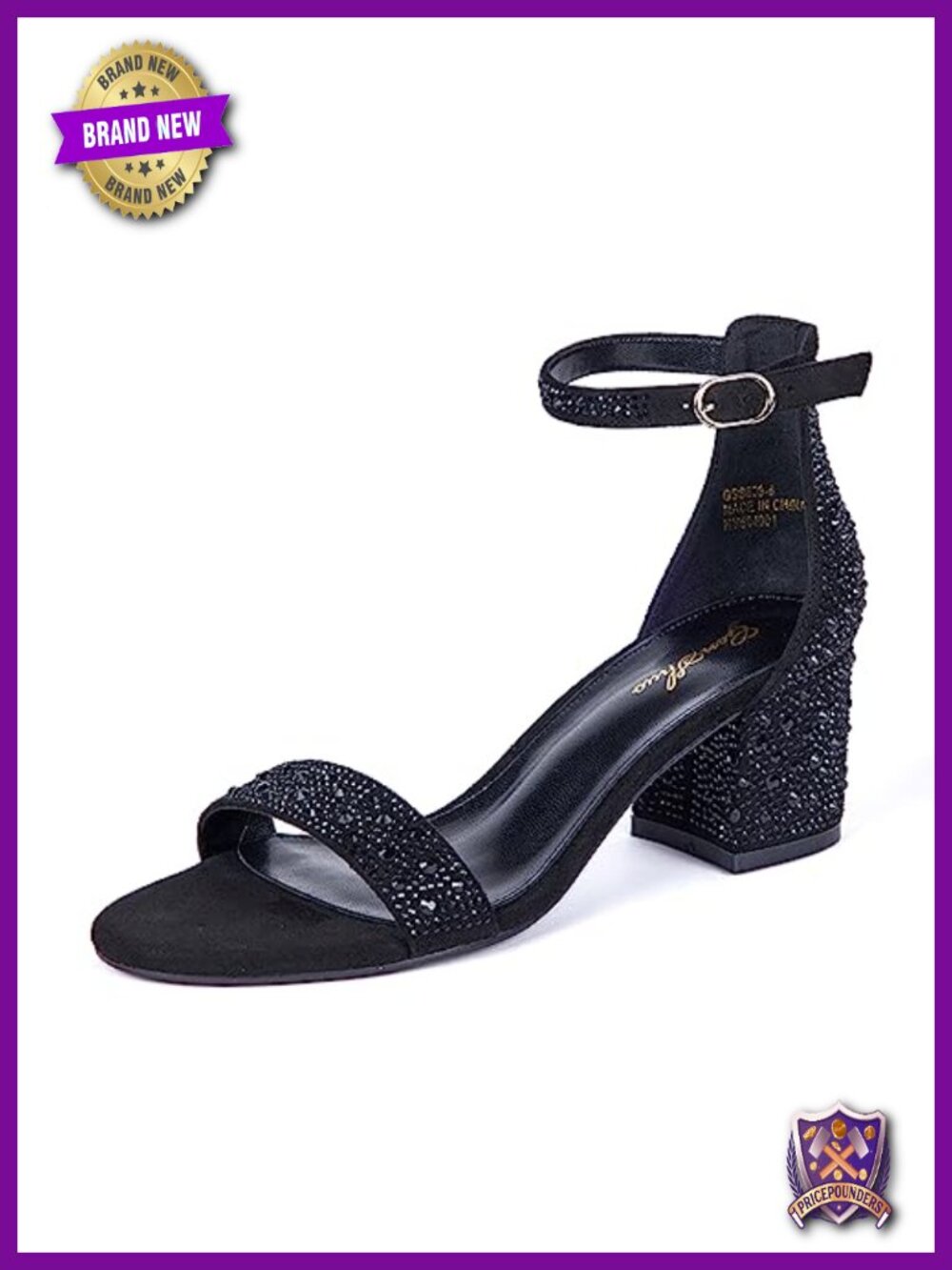 Strappy Chunky Heel Sandals Adjustable Ankle Strap Dress Heels
